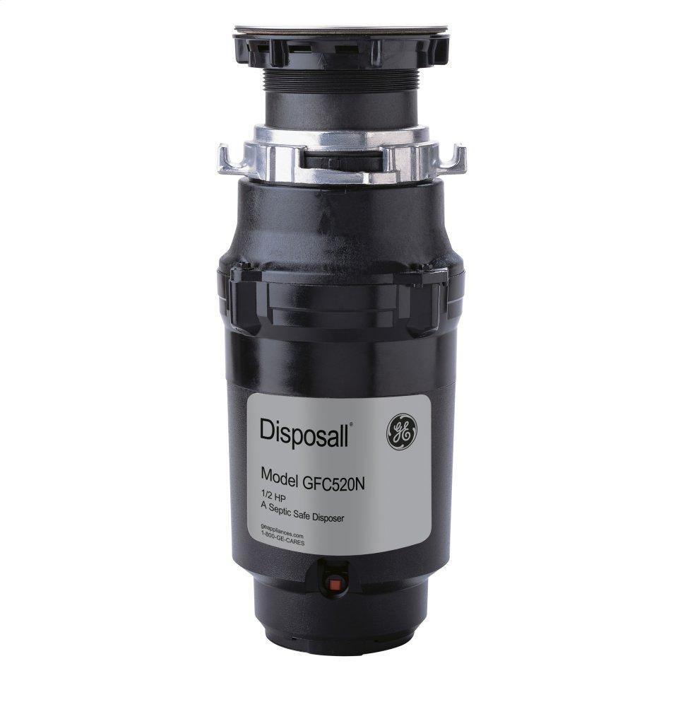 Ge Appliances GFC520N Ge® 1/2 Hp Continuous Feed Garbage Disposer - Non-Corded