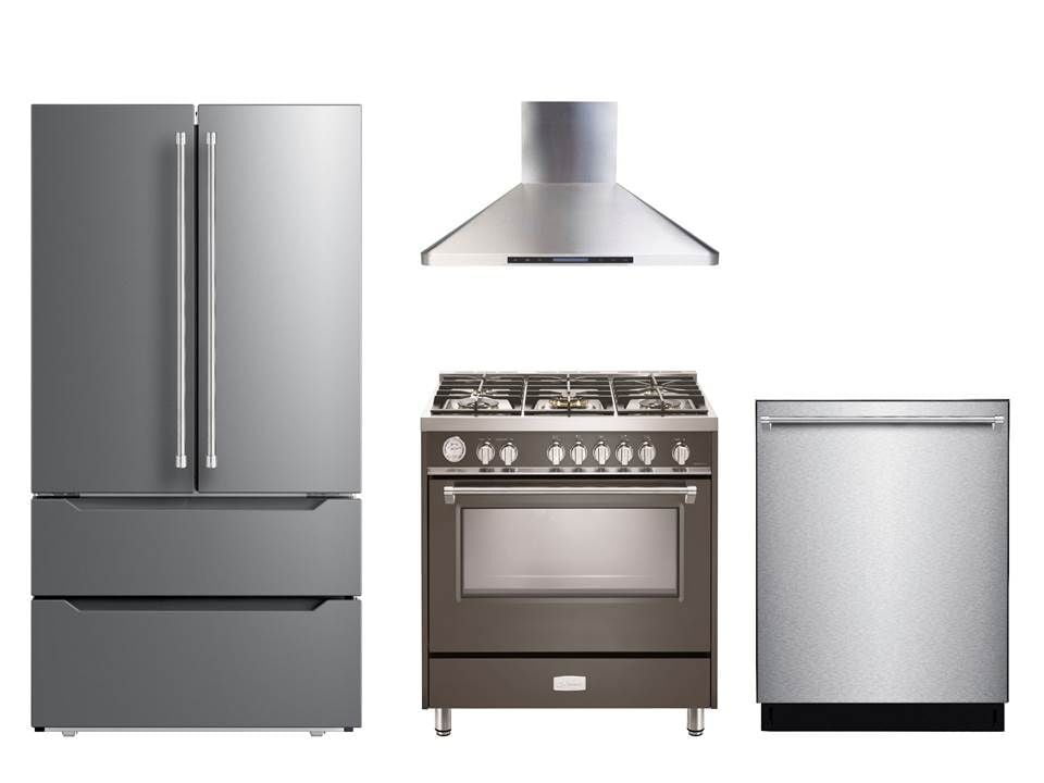 Verona VDFSGG365SG Slate Gray 36" Designer Gas Range