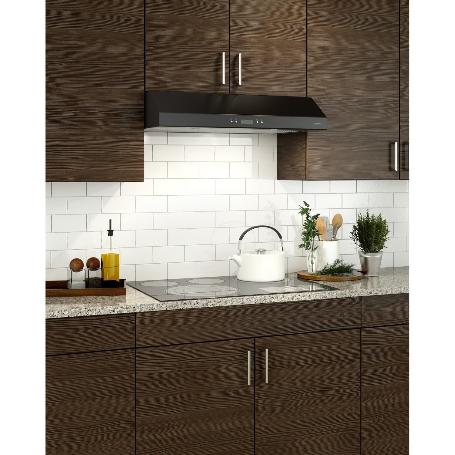 Broan BCDJ130BL Broan® 30-Inch Convertible Under-Cabinet Range Hood W/ Heat Sentry®, 400 Cfm, Black