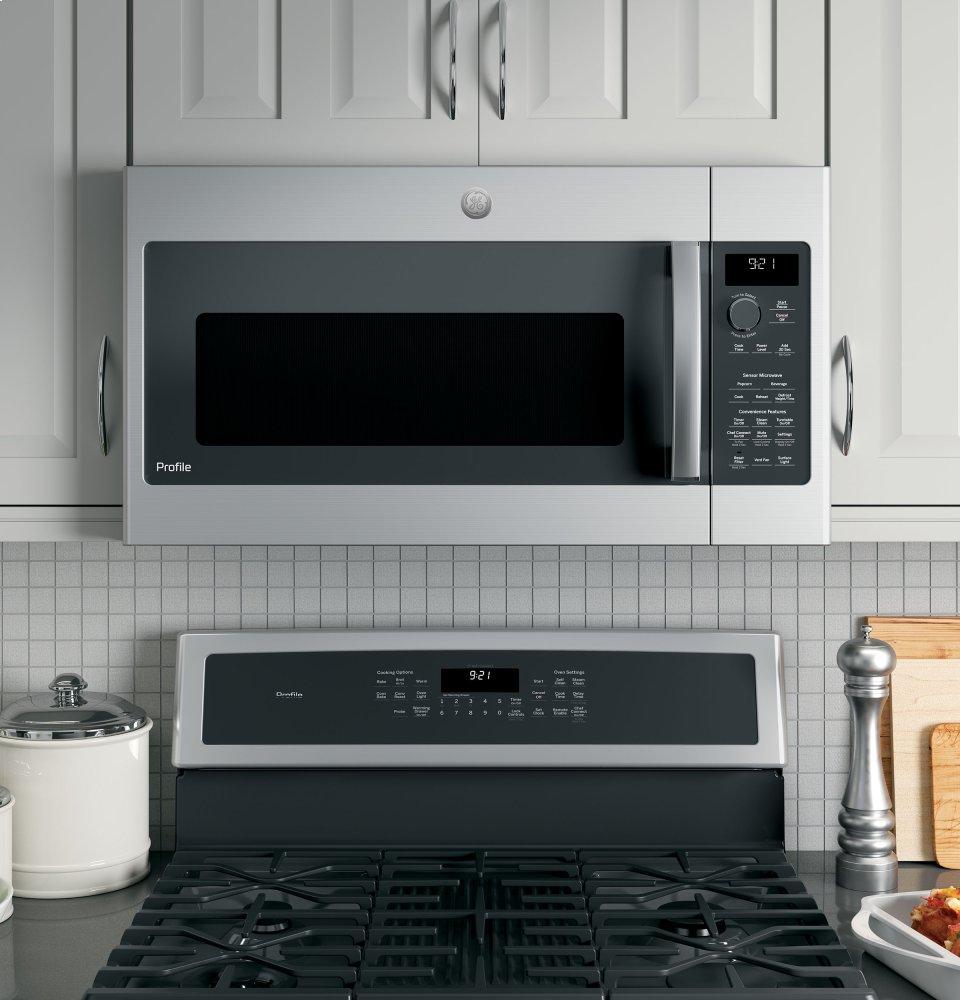 Ge Appliances PNM9216SKSS Ge Profile™ 2.1 Cu. Ft. Over-The-Range Sensor Microwave Oven