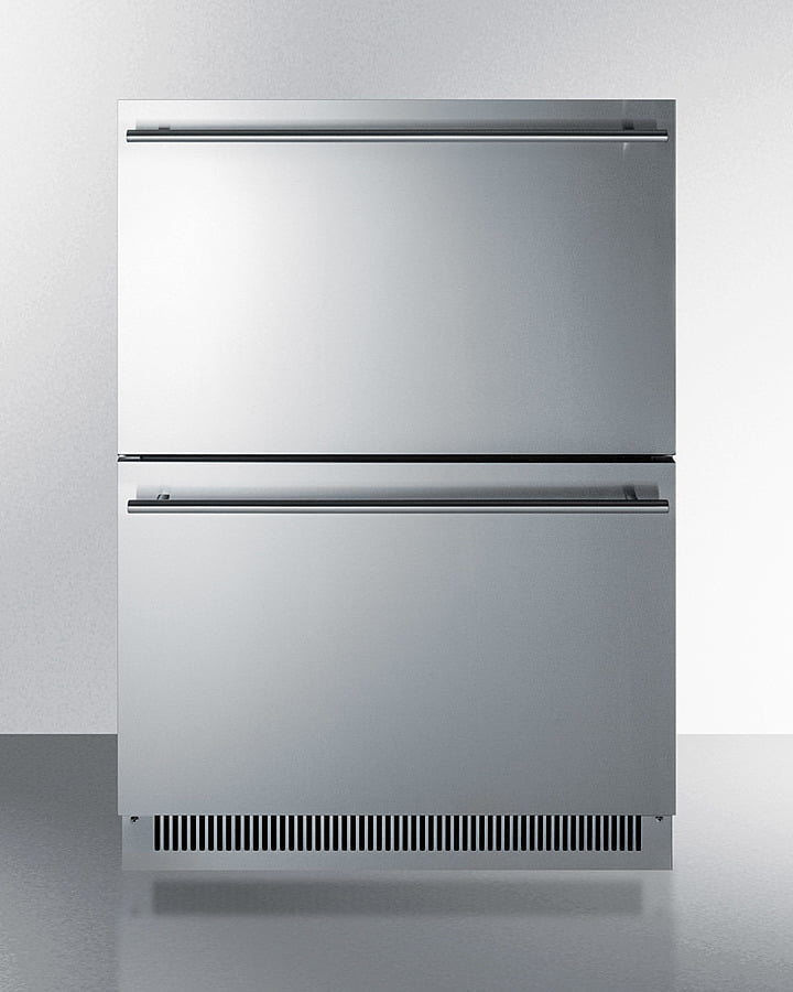 Summit ADRD24 24" Wide 2-Drawer All-Refrigerator, Ada Compliant