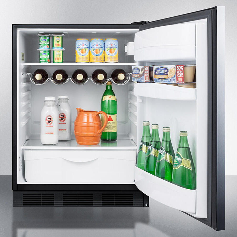 Summit FF63BKBISSHH 24" Wide Built-In All-Refrigerator