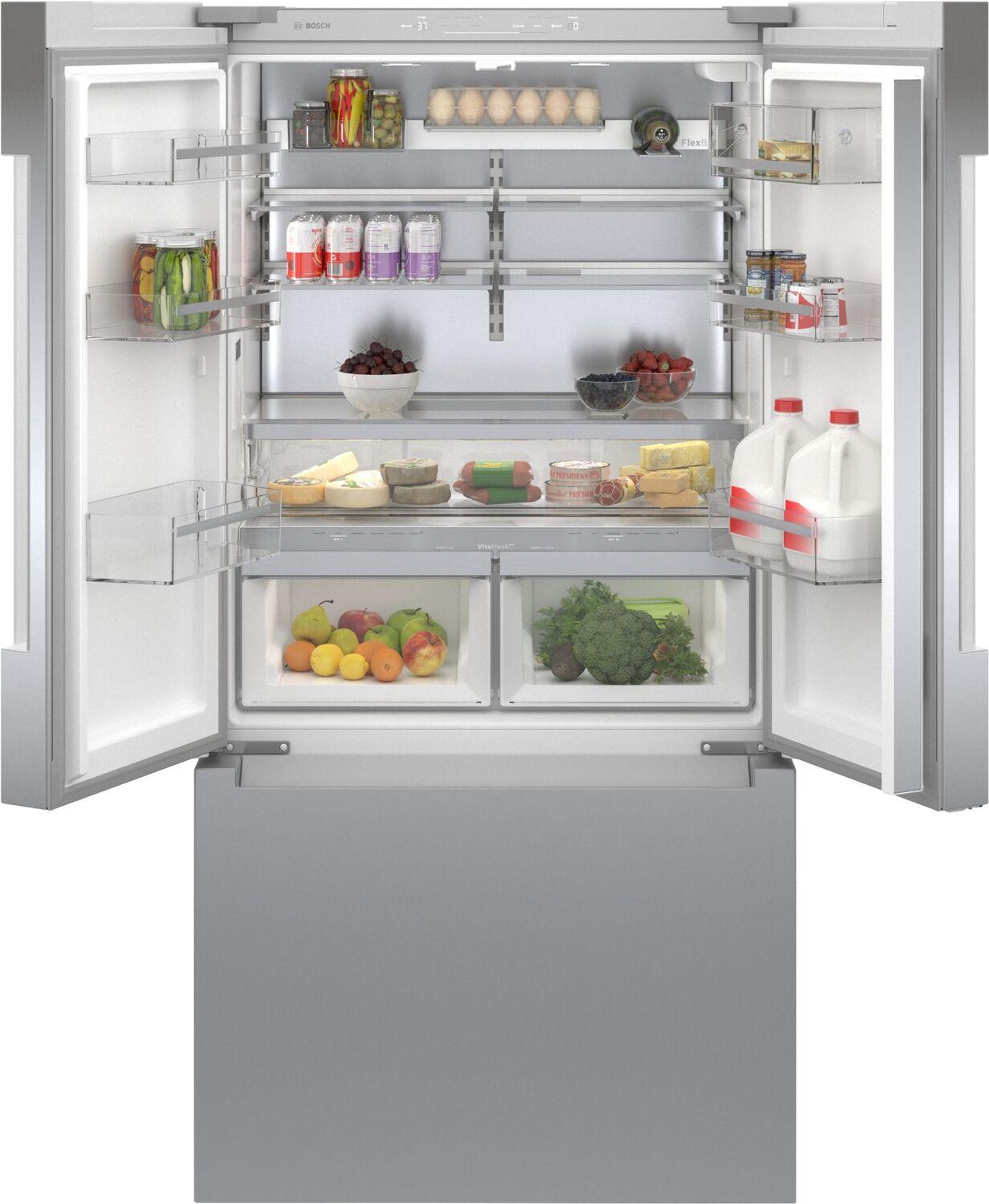 Bosch B36CT81ENS 800 Series French Door Bottom Mount Refrigerator 36