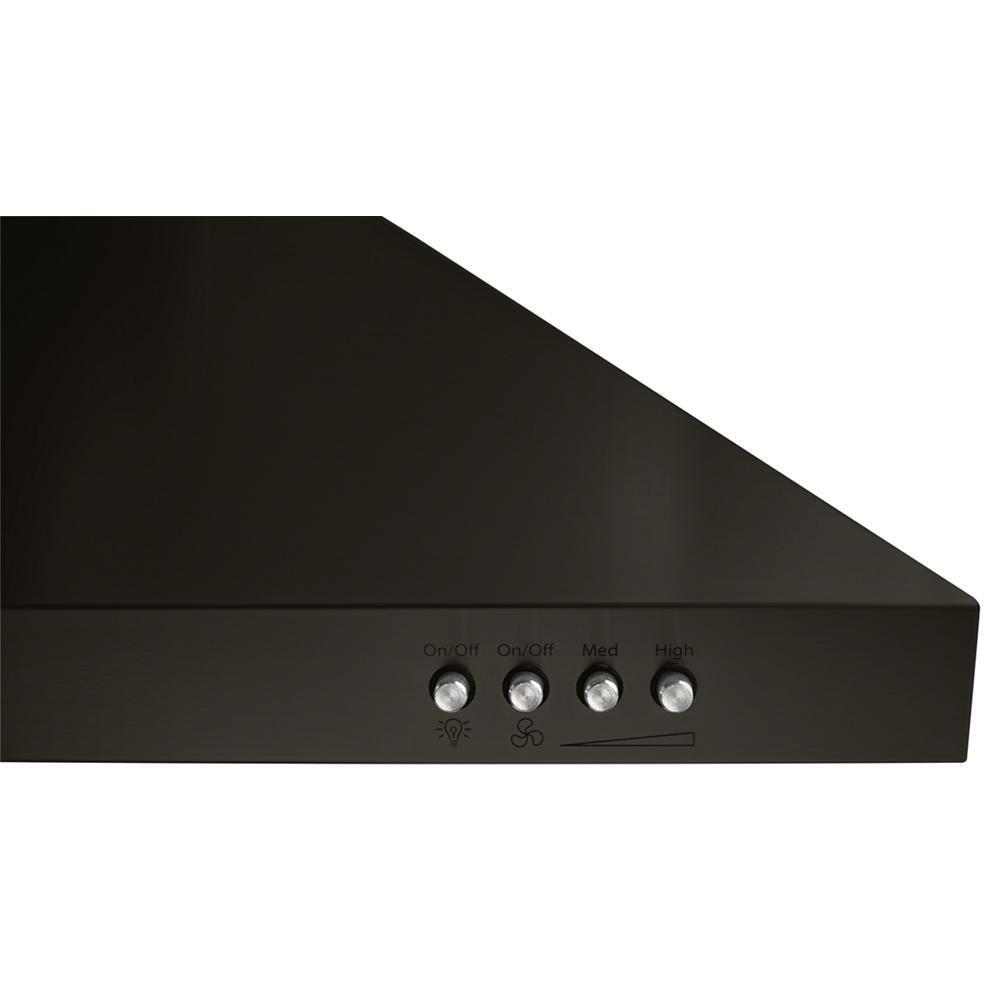 Kitchenaid WVW53UC0HV 30" Contemporary Black Stainless Wall Mount Range Hood
