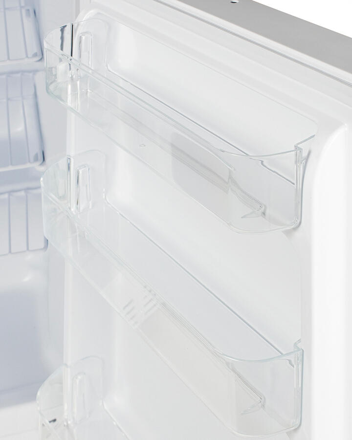 Summit ALFZ36LMCTBC Built-In Ada Compliant Momcube Residential All-Freezer In White With Antimicrobial Copper Handle, Keyed Lock, Door Storage, Digital Controls, And Manual Defrost Operation