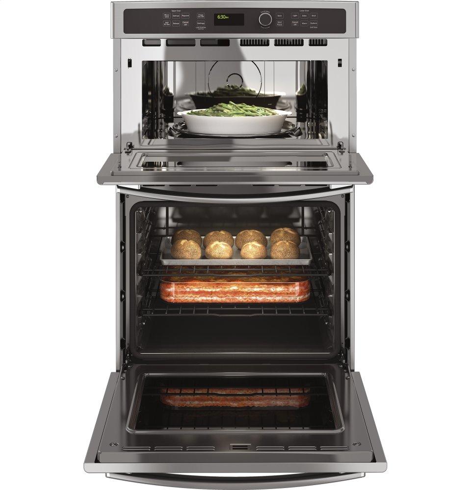 Ge Appliances JK3800SHSS Ge® 27" Built-In Combination Microwave/Thermal Wall Oven