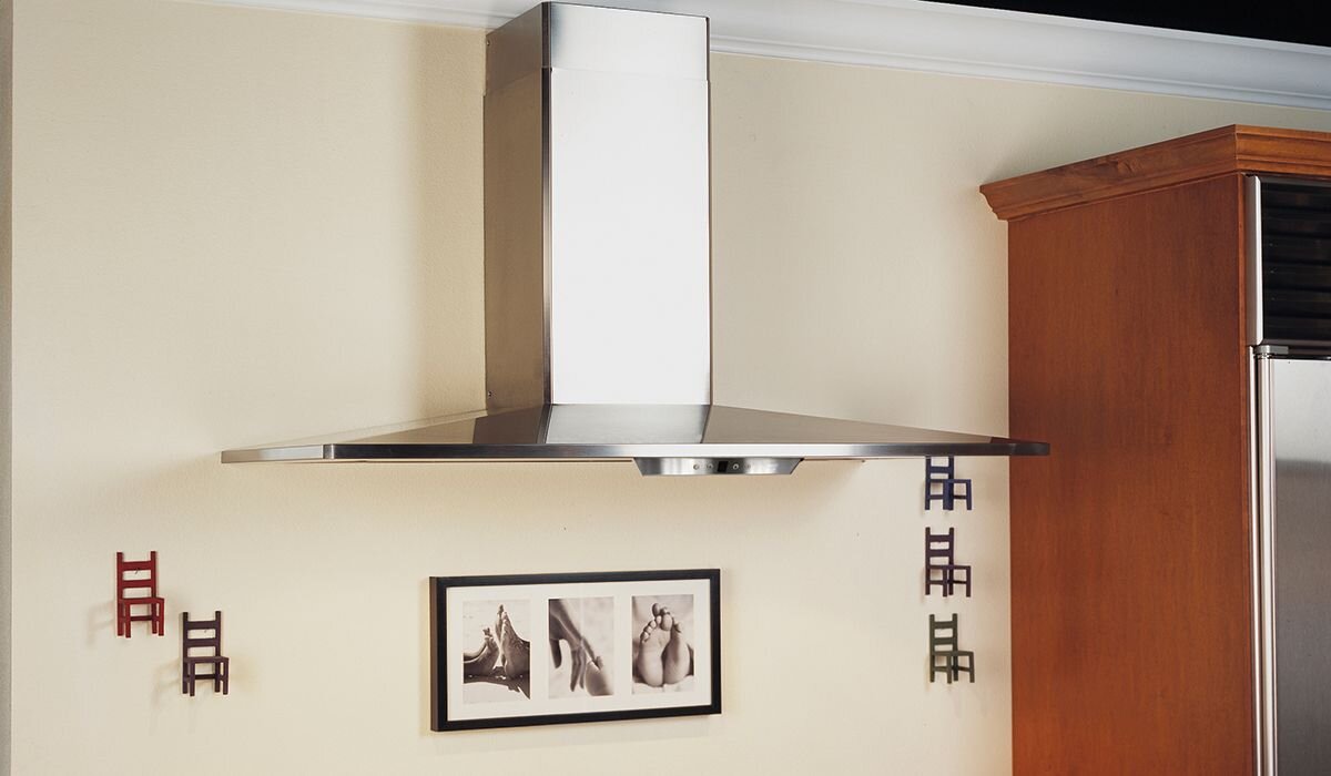 Faber DIAM48SS 48" Pyramid Shape Wall Hood