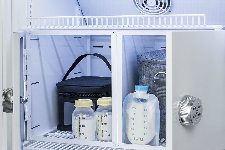 Summit MLRS15MCLK 15 Cu.Ft. Momcube Breast Milk Refrigerator