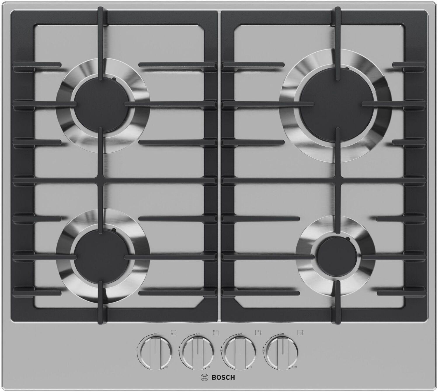 Bosch NGM3450UC 300 Series Gas Cooktop Stainless Steel