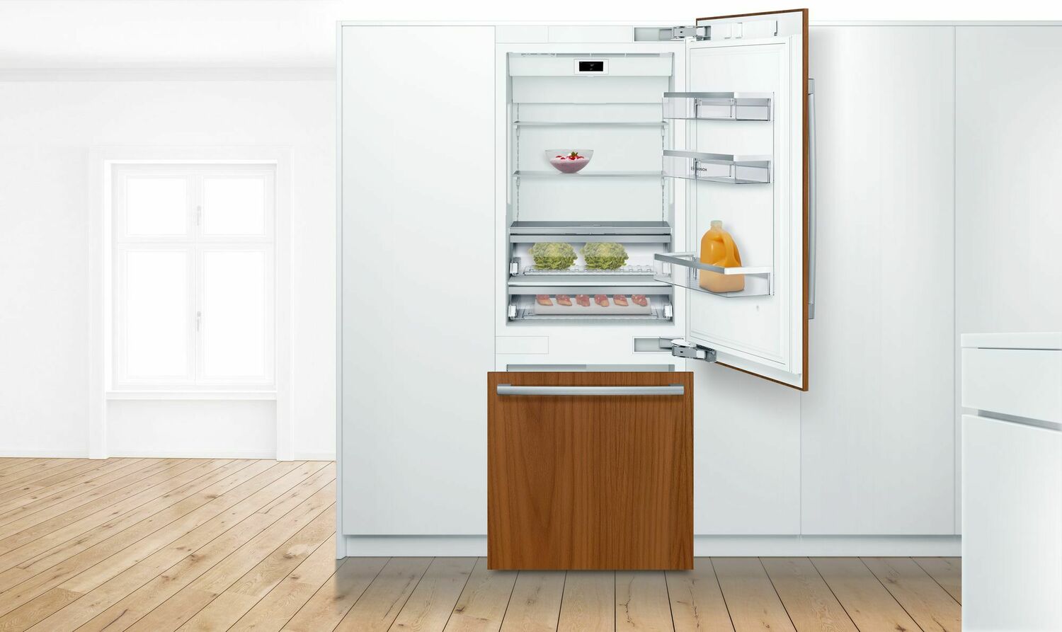 Bosch B30IB900SP Benchmark® Built-In Bottom Freezer Refrigerator 30'' B30Ib900Sp