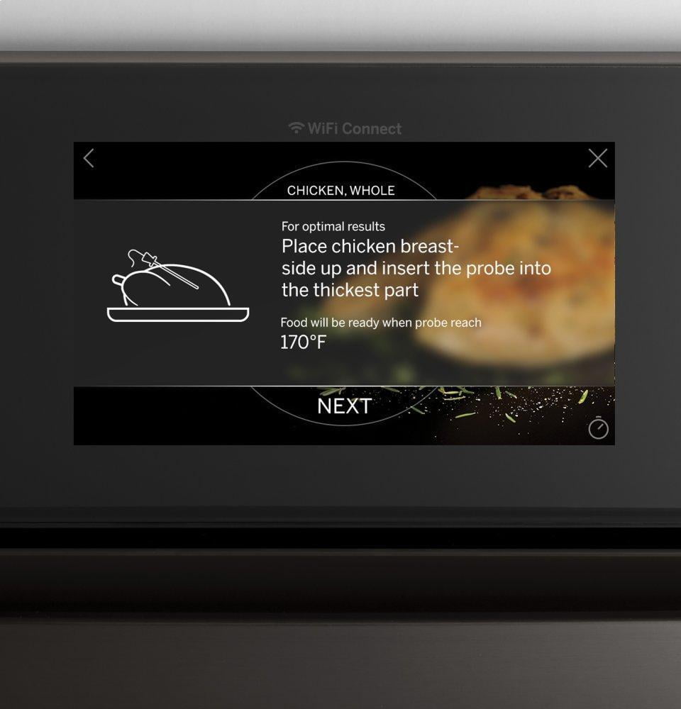 Ge Appliances PTS7000BNTS Ge Profile™ 30" Smart Built-In Convection Single Wall Oven With No Preheat Air Fry And Precision Cooking