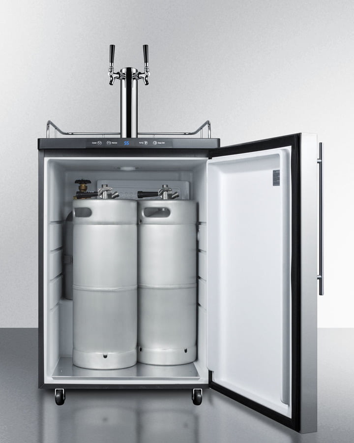 Summit SBC635MBISSHVTWIN 24" Wide Built-In Kegerator