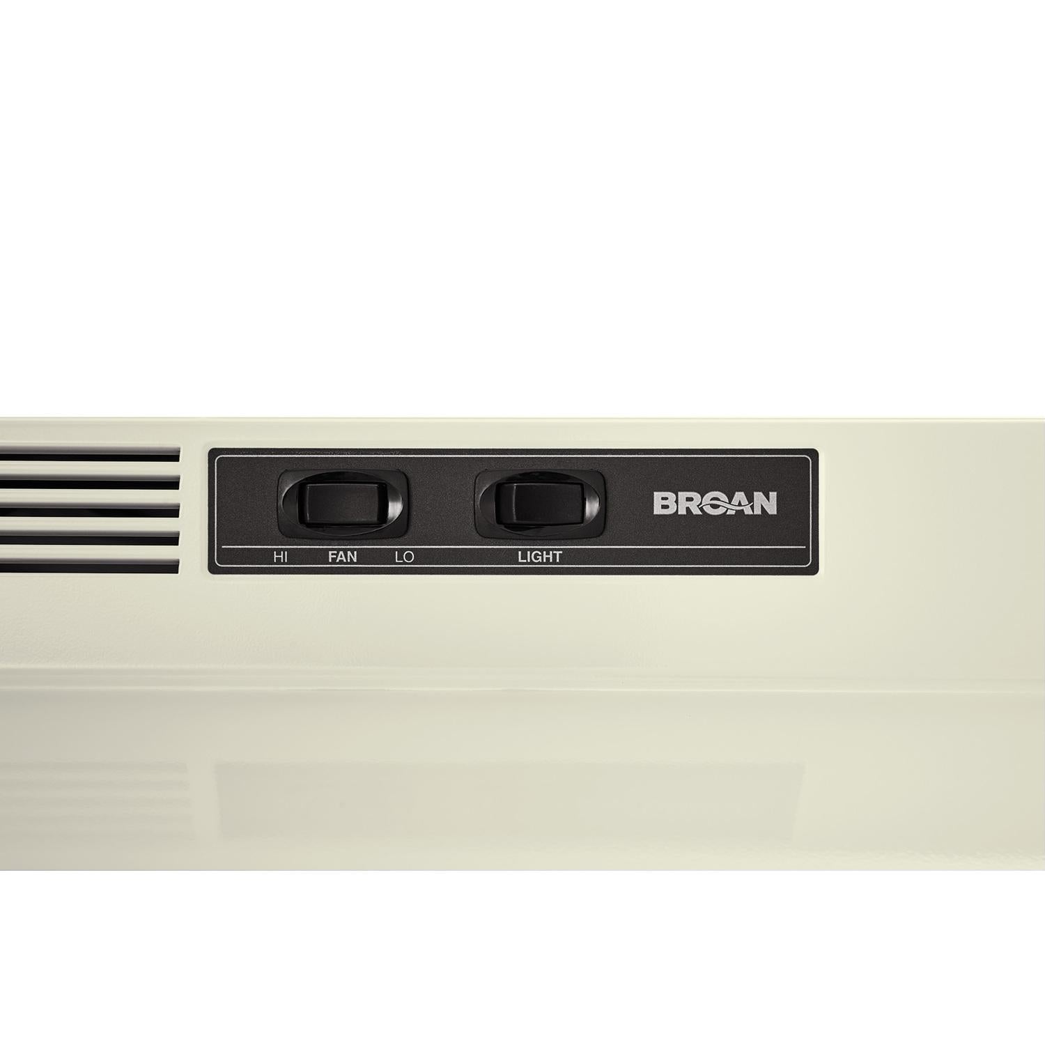 Broan 414202 Broan® 42-Inch Ductless Under-Cabinet Range Hood, Bisque