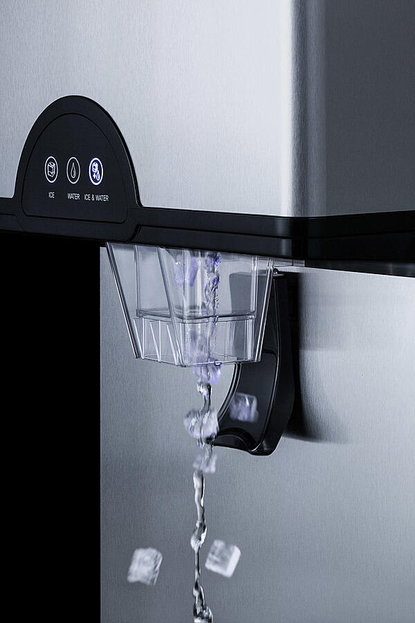 Summit AIWD282FLTR Commercially Listed Countertop Ice And Water Dispenser With 282 Lb. Ice Production Capacity, Filter Kit Included