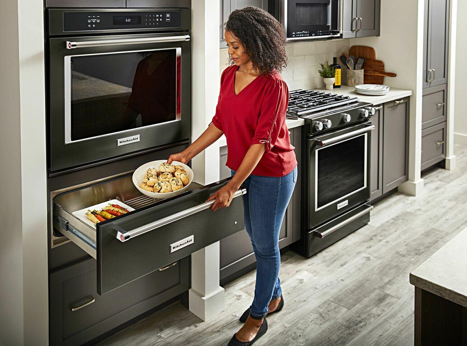 Kitchenaid KOWT100EBS 30'' Slow Cook Warming Drawer With Printshield™ Finish - Black Stainless