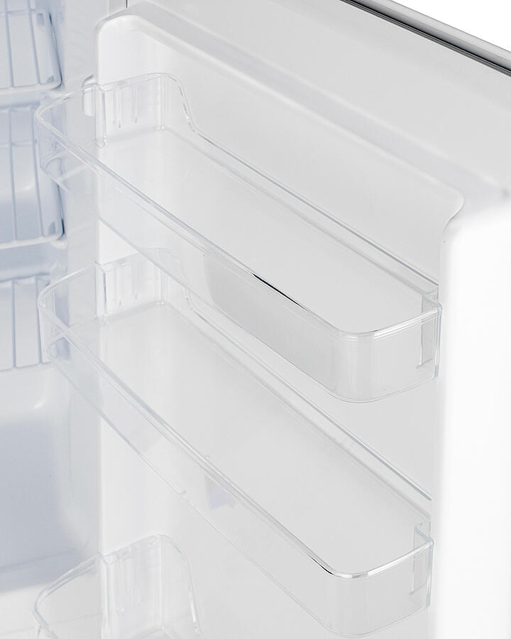 Summit ALFZ36 Built-In Undercounter Ada Compliant Residential All-Freezer In White With Door Storage And Manual Defrost Operation