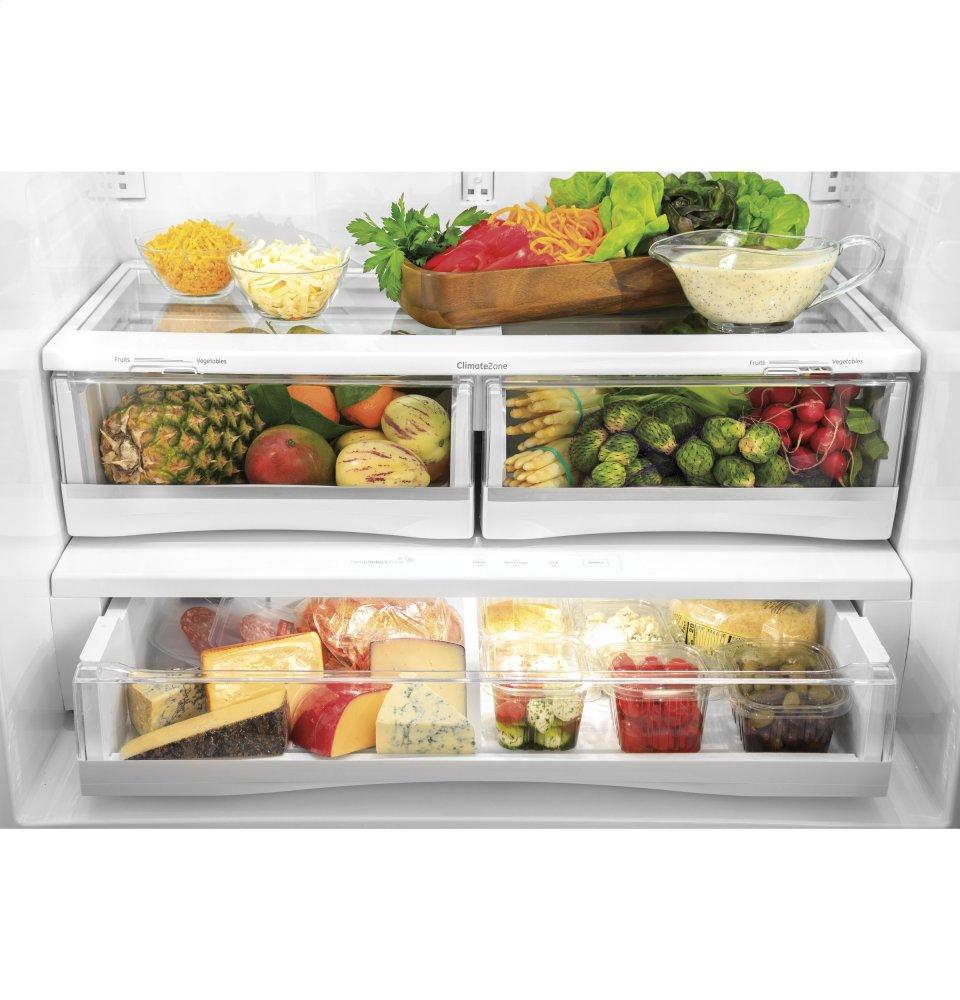 Ge Appliances PFE28KYNFS Ge Profile™ Series Energy Star® 27.7 Cu. Ft. Fingerprint Resistant French-Door Refrigerator With Hands-Free Autofill
