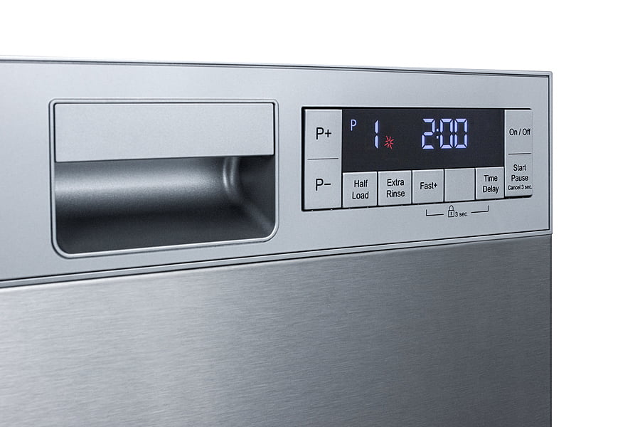 Summit DW18SS4 18" Wide Built-In Dishwasher