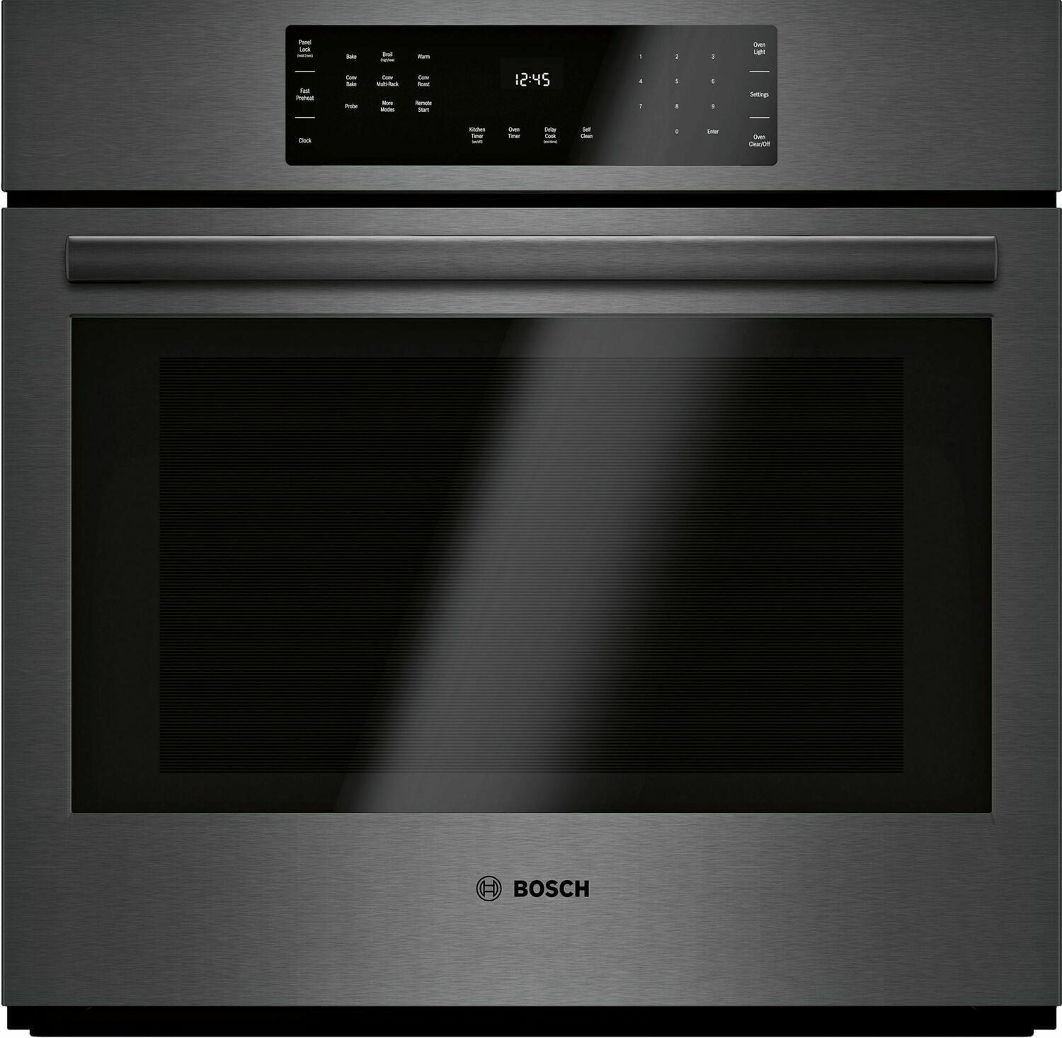 Bosch HBL8443UC 800 Series Single Wall Oven 30'' Black Stainless Steel Hbl8443Uc