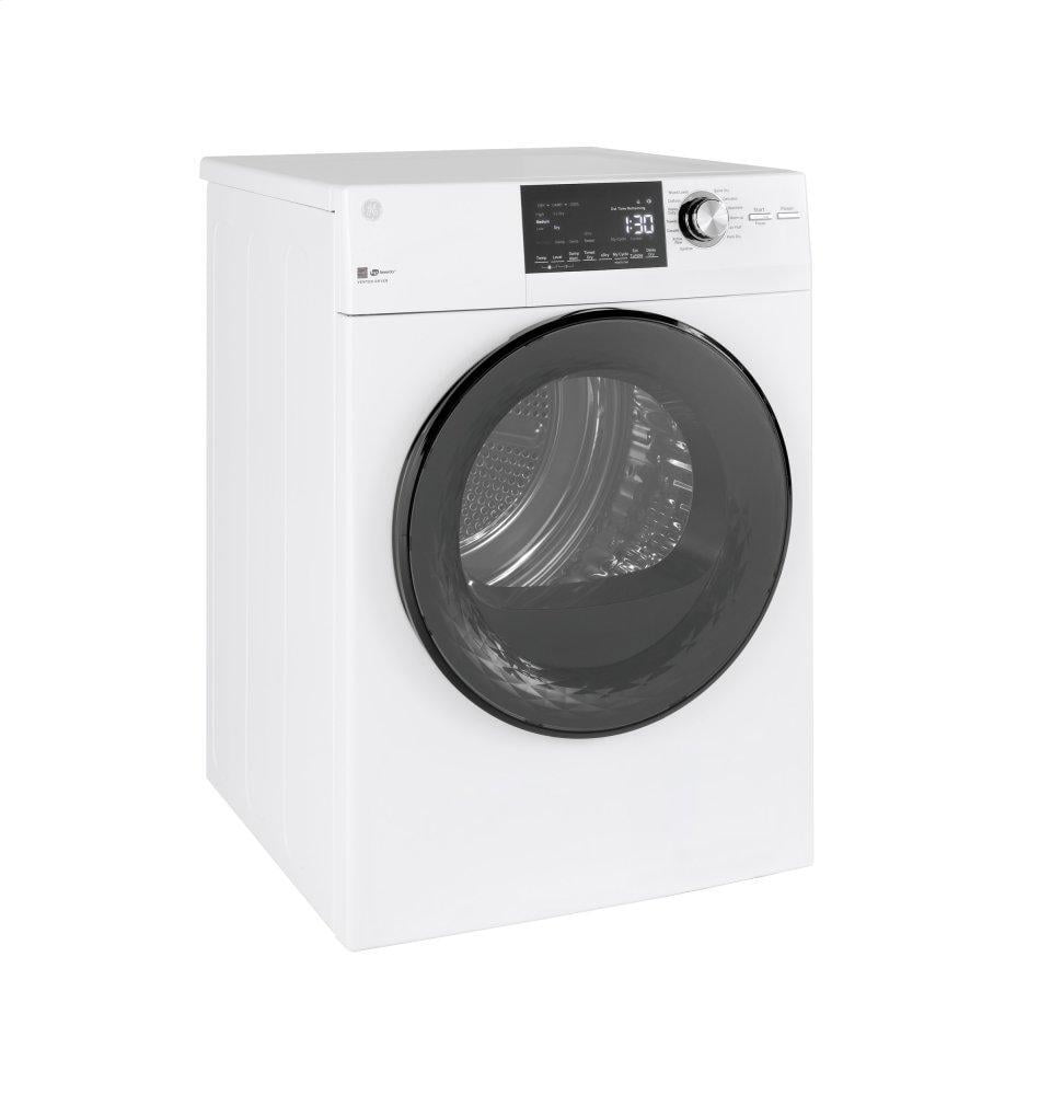 Ge Appliances GFD14ESSNWW Ge® 24" 4.3 Cu.Ft. Front Load Vented Electric Dryer With Stainless Steel Basket