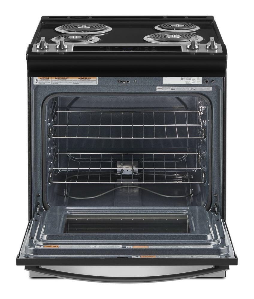Whirlpool WEC310S0LS 4.8 Cu. Ft. Whirlpool® Electric Range With Frozen Bake™ Technology
