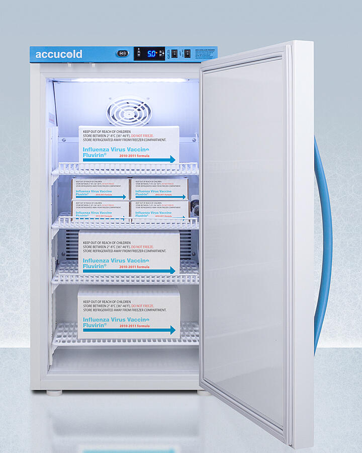 Summit ARS3PVDL2B Performance Series Pharma-Vac 3 Cu.Ft. Counter Height All-Refrigerator For Vaccine Storage With Factory-Installed Data Logger And Hospital Grade Cord With 'Green Dot' Plug
