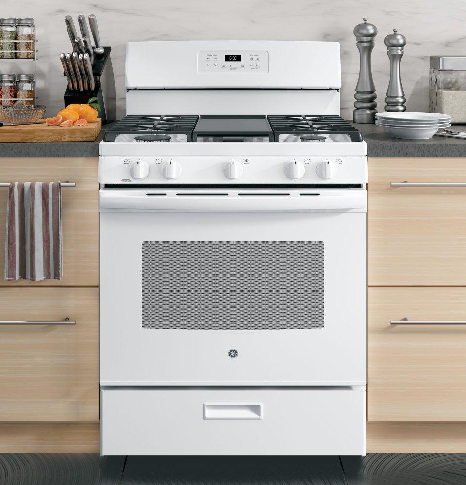 Ge Appliances JGBS66DEKWW Ge® 30" Free-Standing Gas Range