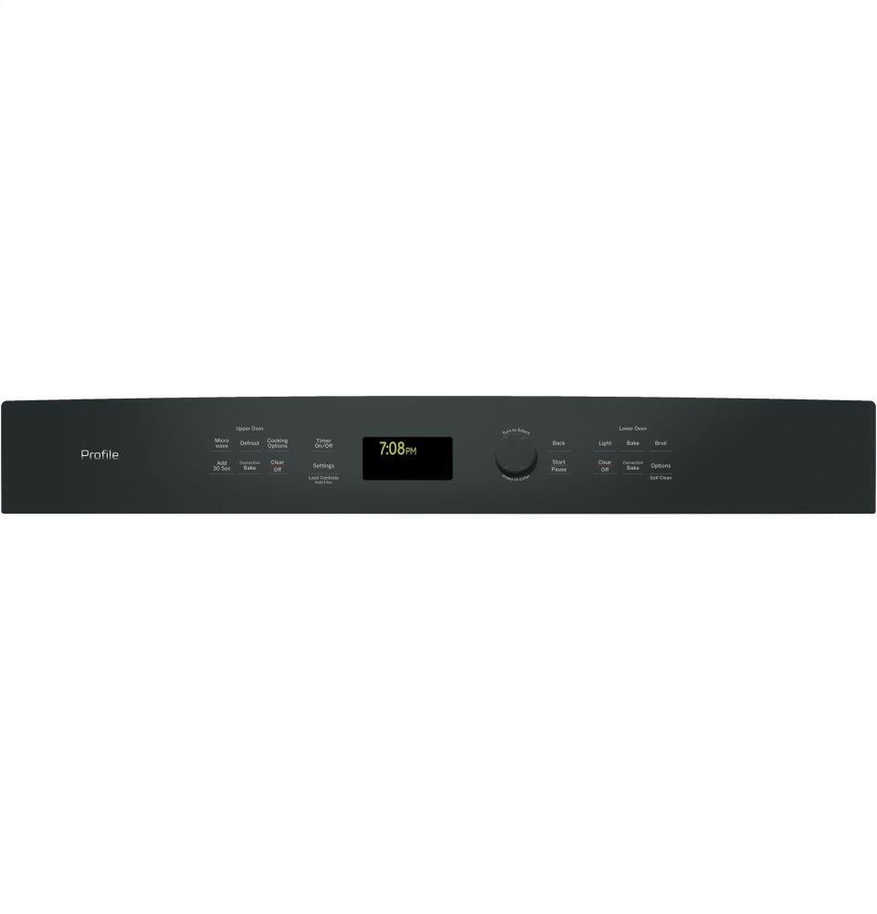 Ge Appliances PT7800DHBB Ge Profile™ 30" Built-In Combination Convection Microwave/Convection Wall Oven