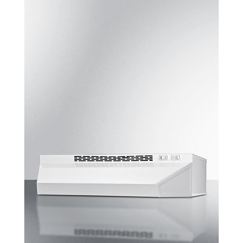 Summit H1724W 24" Under Cabinet Ductless Range Hood