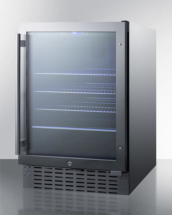 Summit SCR2466BCSS 24" Wide Built-In Beverage Cooler