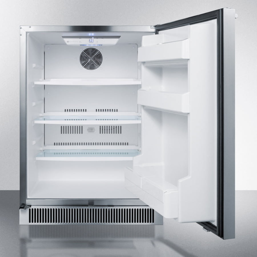 Summit CL68ROS 24" Wide Built-In Outdoor All-Refrigerator