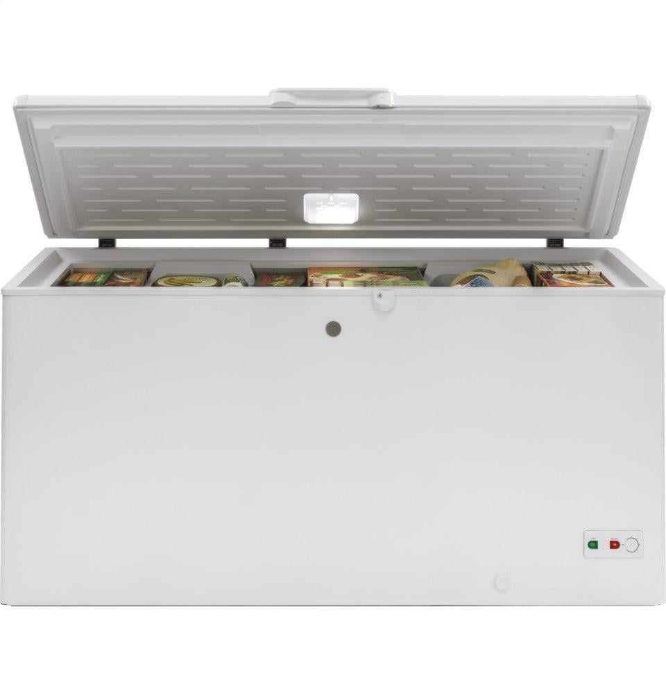 Ge Appliances FCM16SLWW Ge® 15.7 Cu. Ft. Manual Defrost Chest Freezer