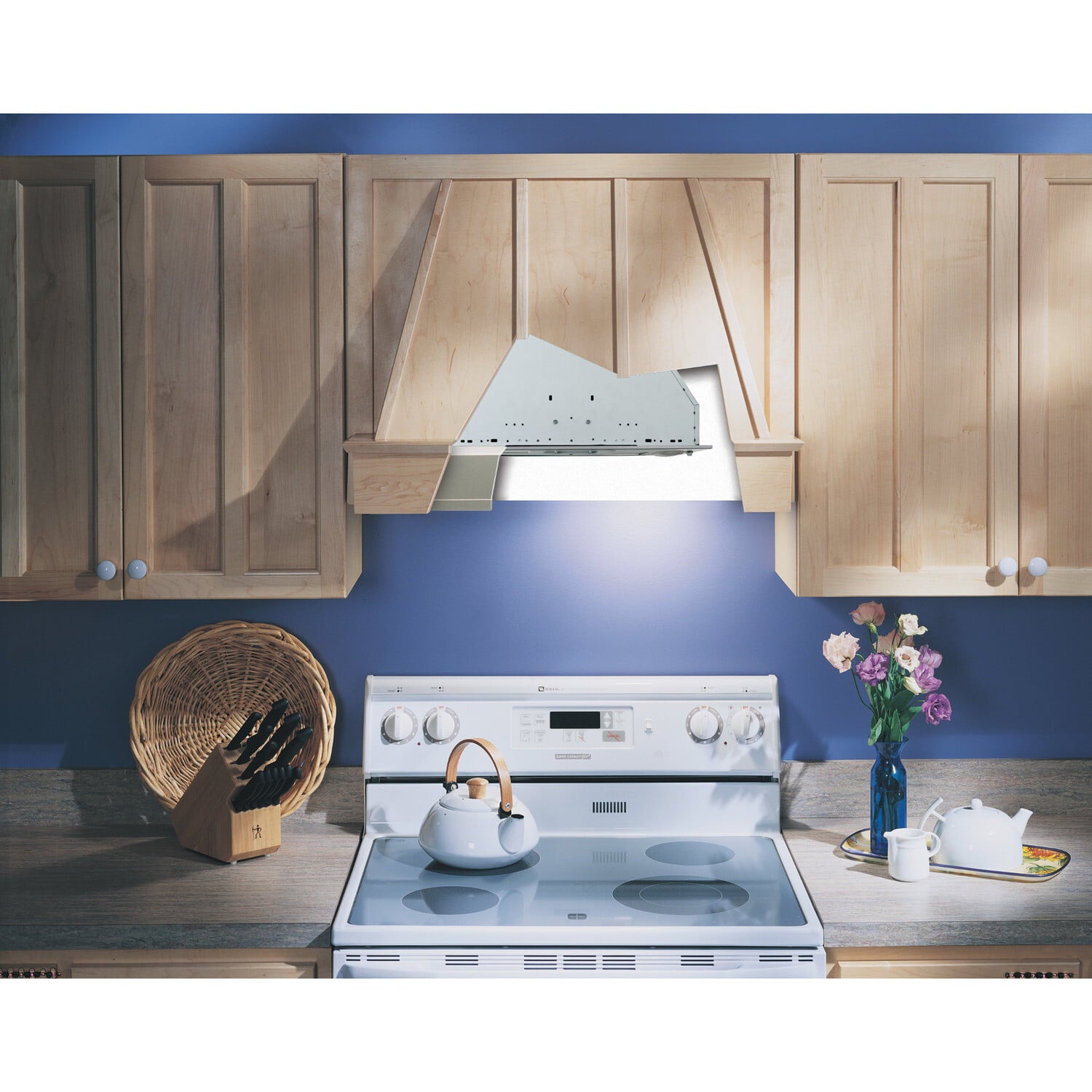 Broan PM390 Broan® 20-1/2-Inch Custom Range Hood Power Pack, Silver Finish, 390 Cfm