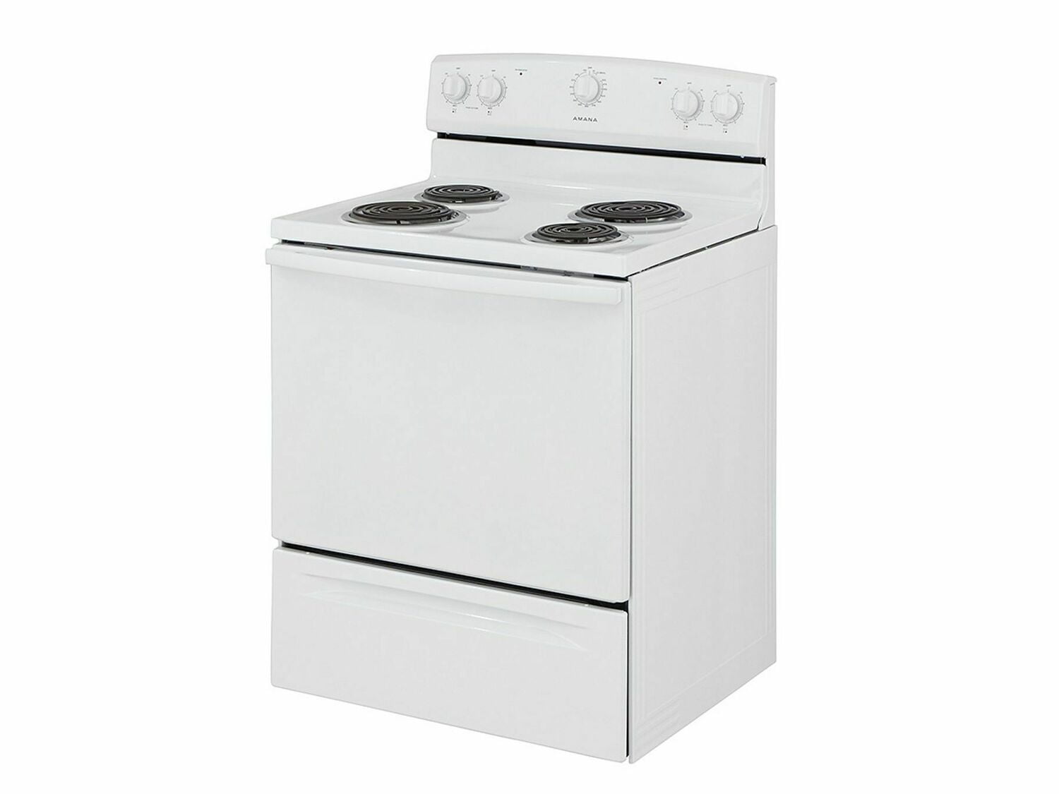 Amana ACR2303MFW 30-Inch Electric Range With Warm Hold - White