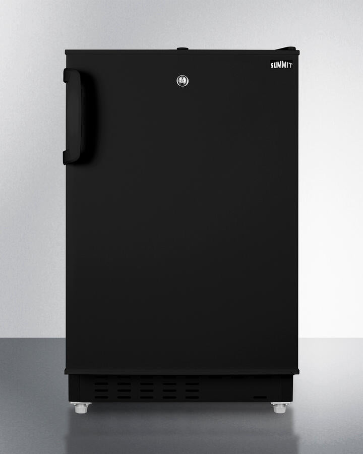 Summit ALRF49B 20" Wide Built-In Refrigerator-Freezer, Ada Compliant
