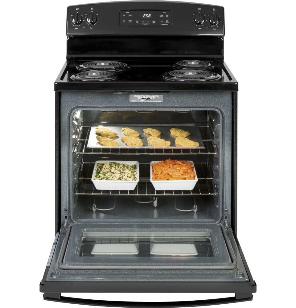Ge Appliances JB258DMBB Ge® 30" Free-Standing Self-Clean Electric Range