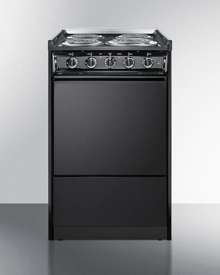 Summit TEM110CR 20" Wide Electric Coil Range