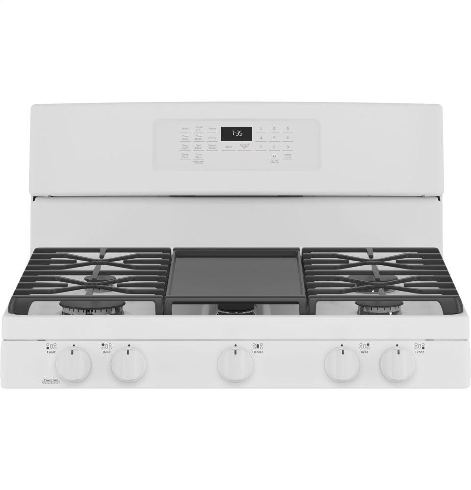 Ge Appliances JGB735DPWW Ge® 30" Free-Standing Gas Convection Range With No Preheat Air Fry