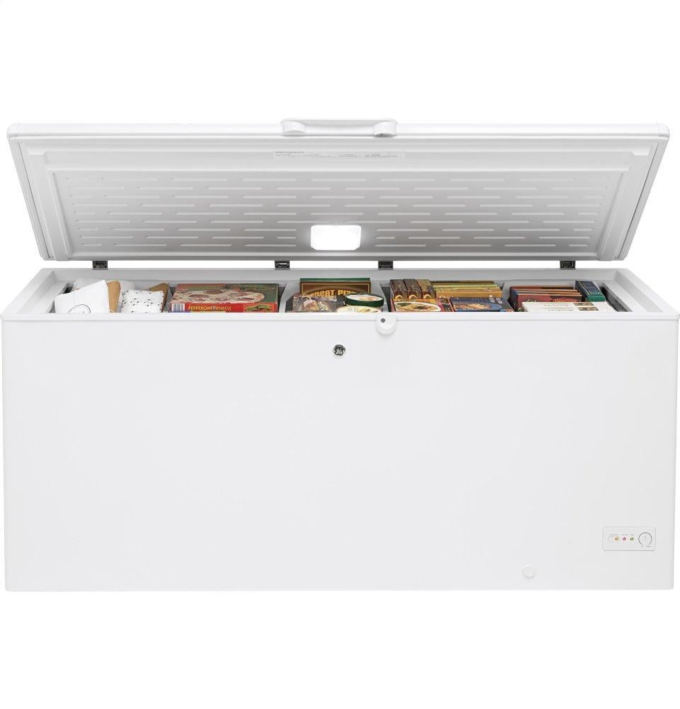 Ge Appliances FCM22DLWW Ge® 21.7 Cu. Ft. Manual Defrost Chest Freezer