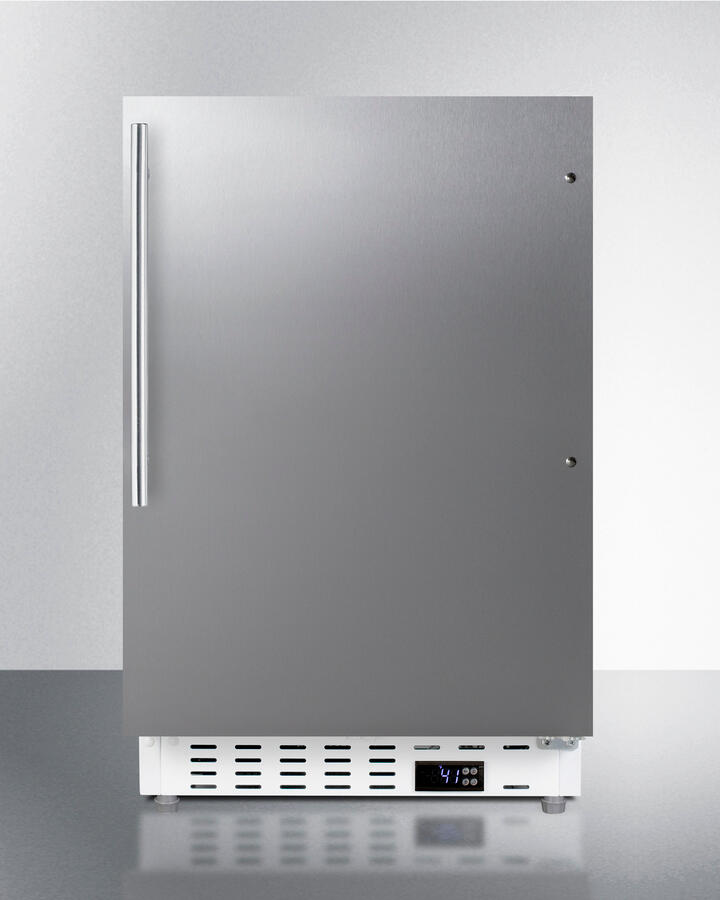 Summit ALR46WCSSHV 20" Wide Built-In All-Refrigerator, Ada Compliant