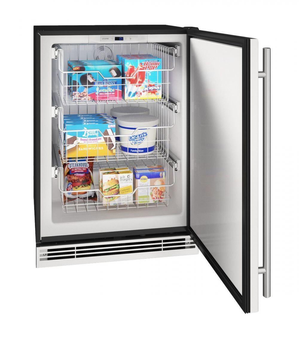 U-Line UHFZ124SS01A Hfz124 24" Convertible Freezer With Stainless Solid Finish (115V/60 Hz Volts /60 Hz Hz)