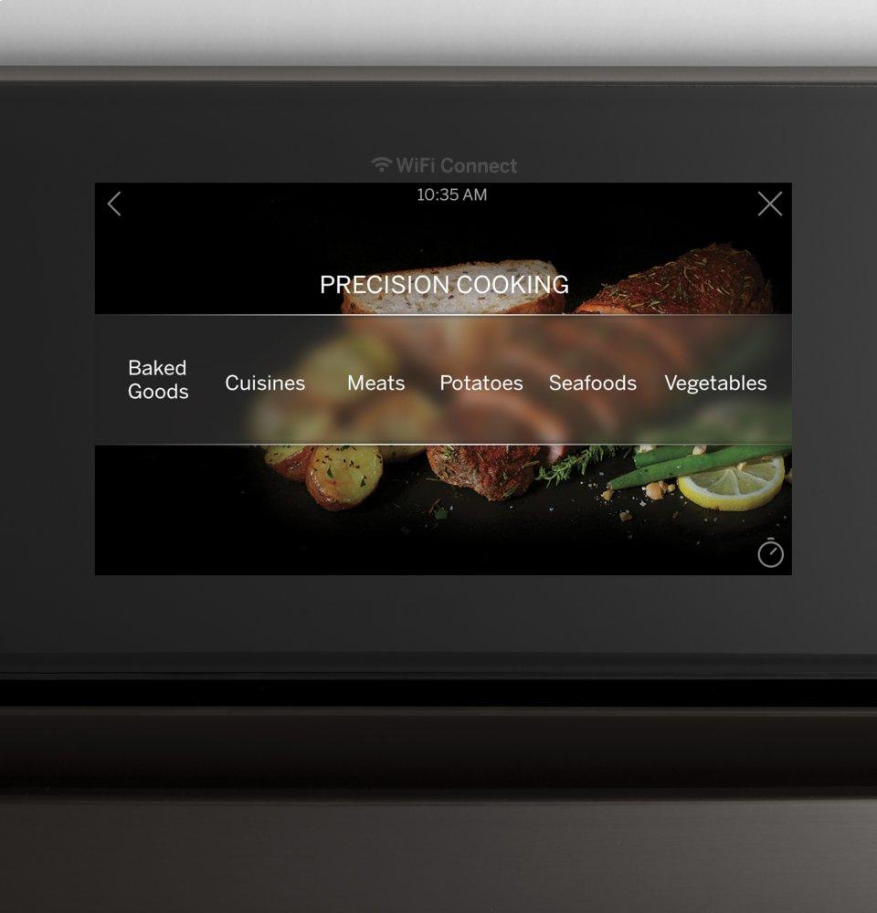 Ge Appliances PTS7000BNTS Ge Profile™ 30" Smart Built-In Convection Single Wall Oven With No Preheat Air Fry And Precision Cooking