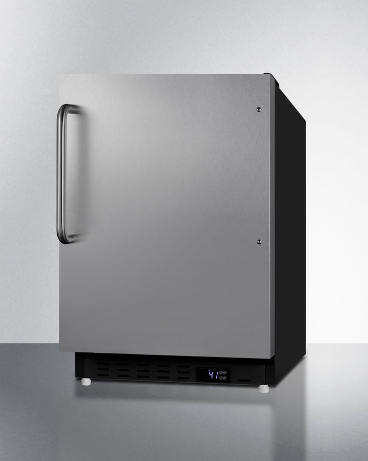 Summit ALR47BSSTB 20" Wide Built-In All-Refrigerator, Ada Compliant