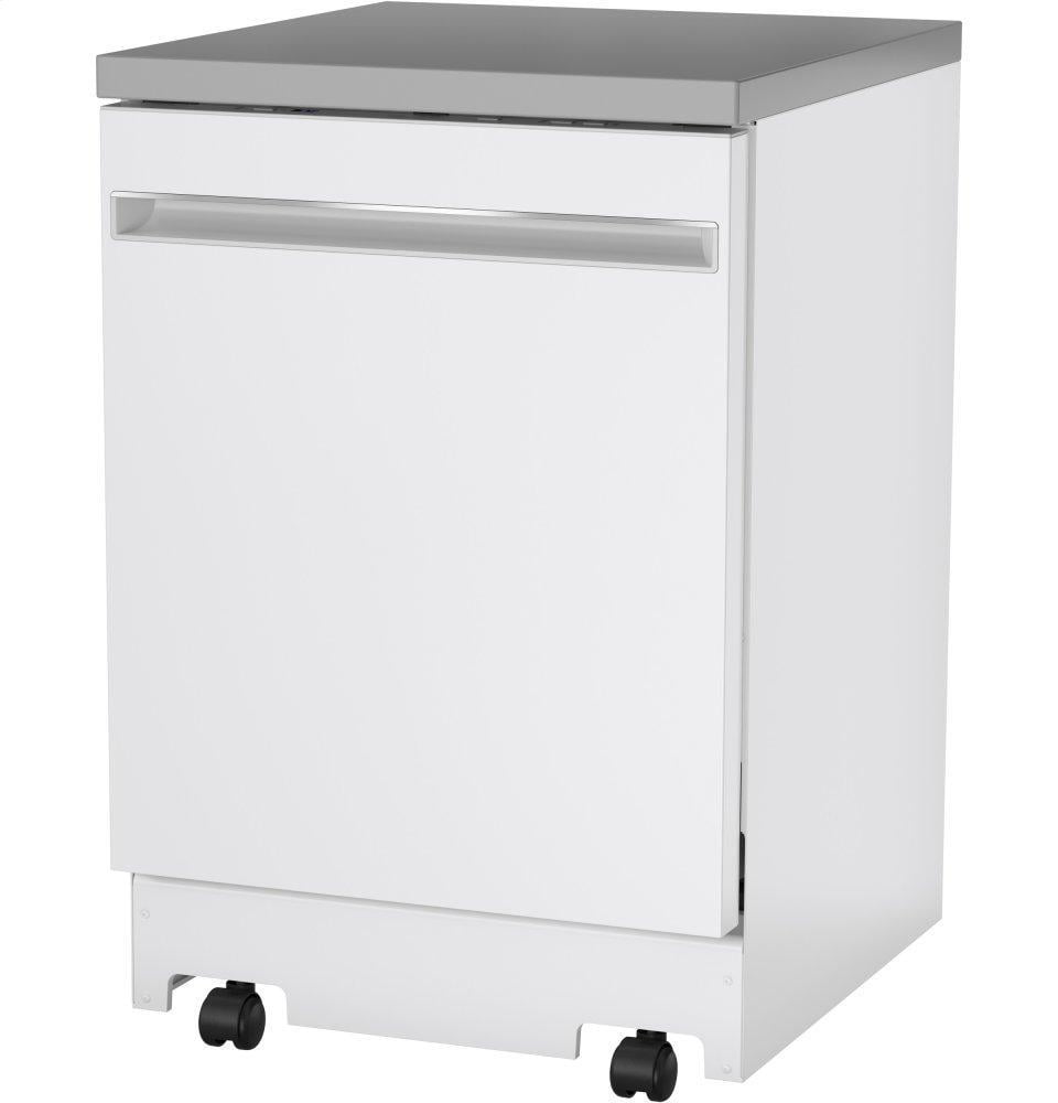 Ge Appliances GPT225SGLWW Ge® 24" Stainless Steel Interior Portable Dishwasher With Sanitize Cycle
