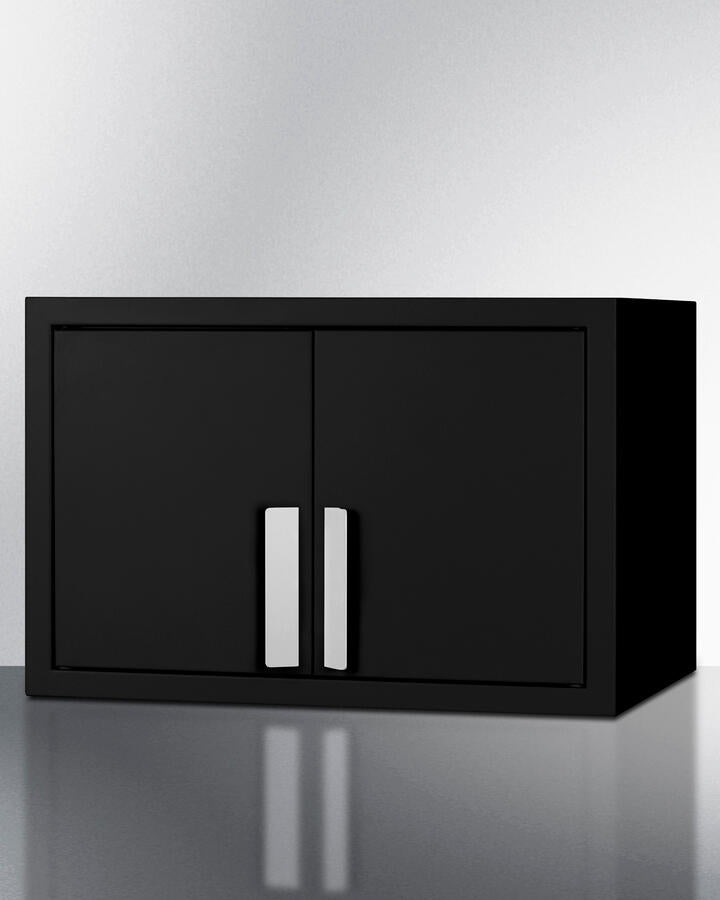Summit CAB18SHORTBLK 18" Wide Wall Cabinet