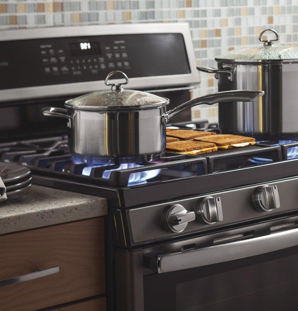 Ge Appliances PGB960SEJSS Ge Profile™ 30" Free-Standing Gas Double Oven Convection Range