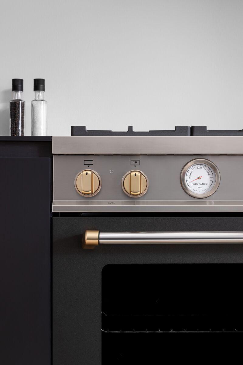 Bertazzoni DSMASIKSG Satin Gold 11 Knobs Induction