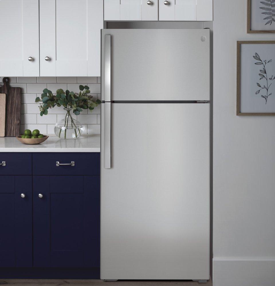 Ge Appliances GTE18GSNRSS Ge® Energy Star® 17.5 Cu. Ft. Top-Freezer Refrigerator