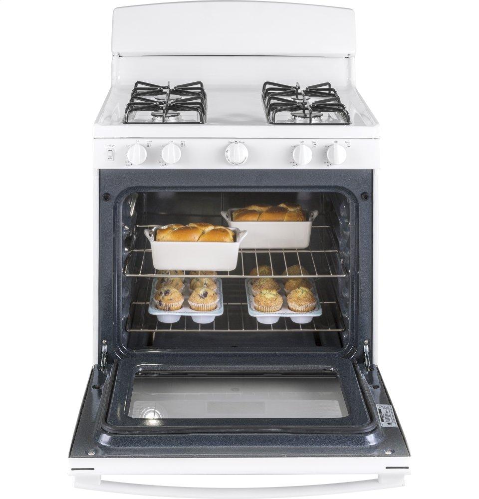 Ge Appliances JGBS30DEKWW Ge® 30" Free-Standing Gas Range