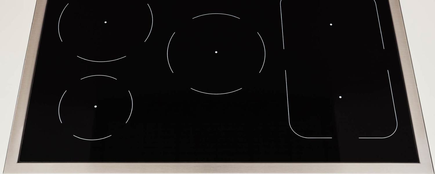 Bertazzoni PROF365INSBIT 36 Inch Induction Range, 5 Heating Zones, Electric Self-Clean Oven Bianco